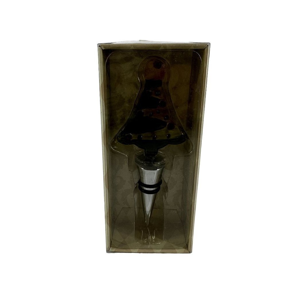 * Mango Moon Glass Winestopper Christmas Tree